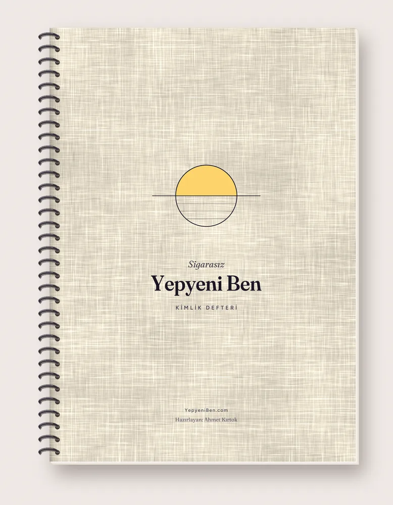 Yepyeni Ben Kimlik Defteri'nin ana sayfası